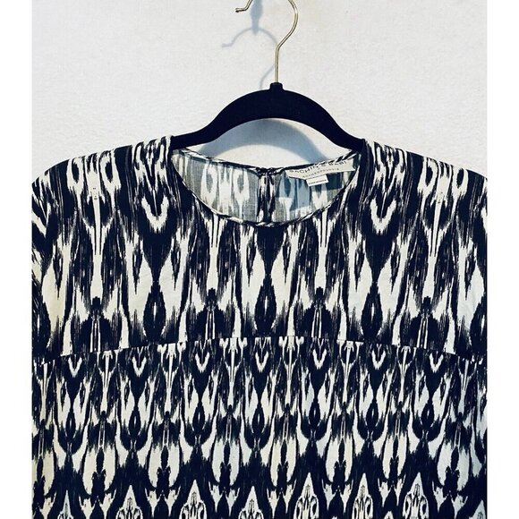 Anthropologie Sachin and Babi Caralisa Tunic Dress Womens Large Ikat Puff Sleeve - Picture 3 of 9